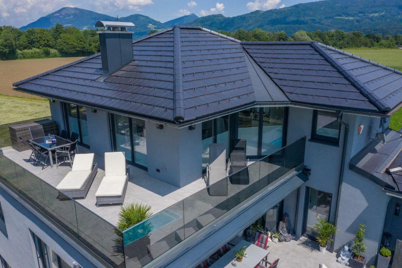 Luxurioese Penthaus Wohnung Anif Esterno foto